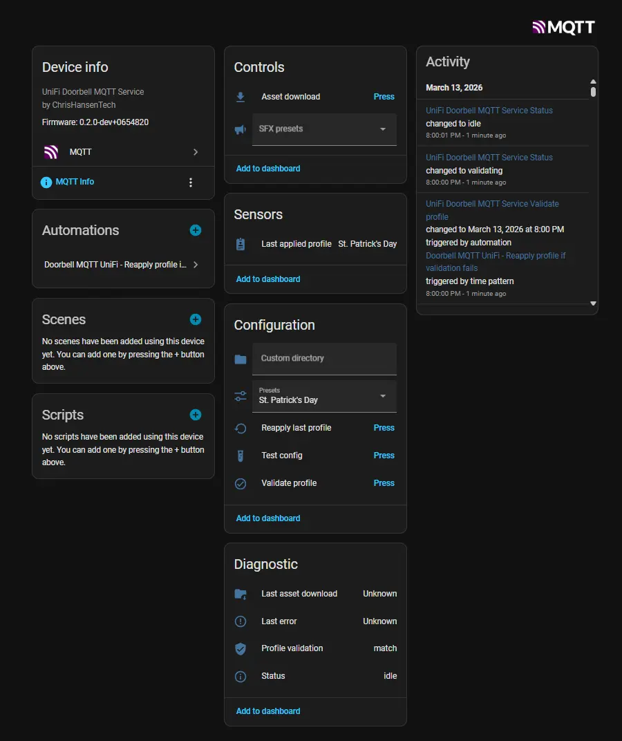 Home Assistant Device